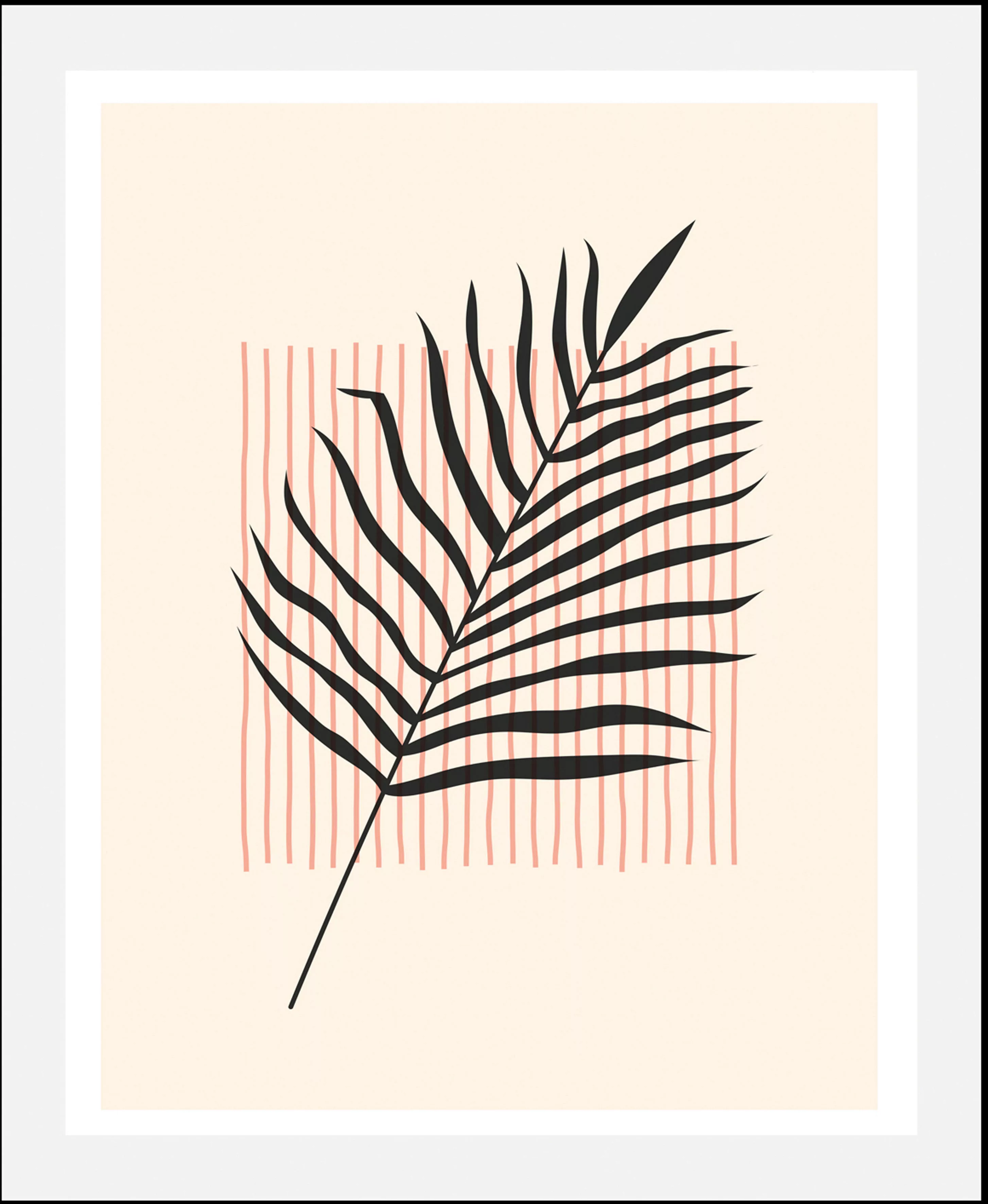 queence Bild "Leaf", Abstrakt, (1 St.), gerahmt günstig online kaufen