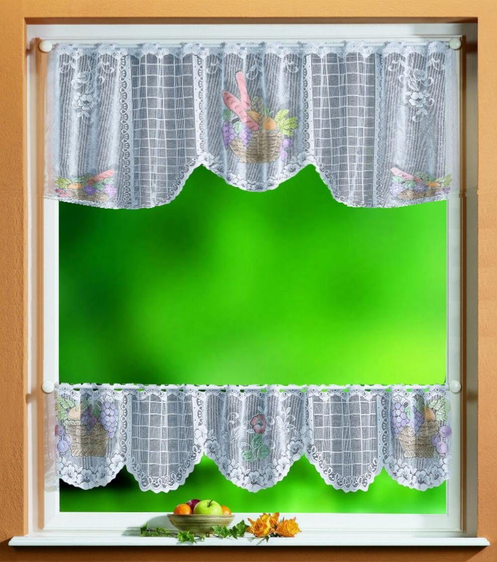 Gardinenbox Scheibengardine, Stangendurchzug (2 St), transparent, günstig online kaufen