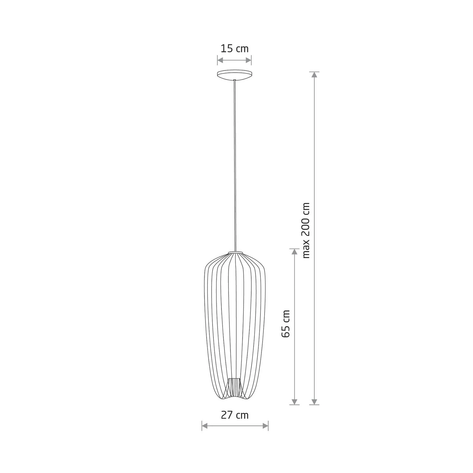 Hängeleuchte Pumpkin S, dunkelgrau, Ø 27 cm, Metall, GU10 günstig online kaufen