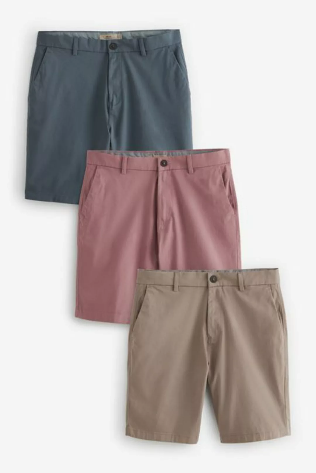 Next Chinoshorts Stretch-Chinoshorts, 3er-Pack (3-tlg) günstig online kaufen