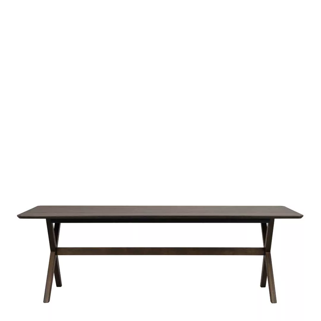Esszimmer Tisch in Eiche dunkel lackiert rechteckig günstig online kaufen
