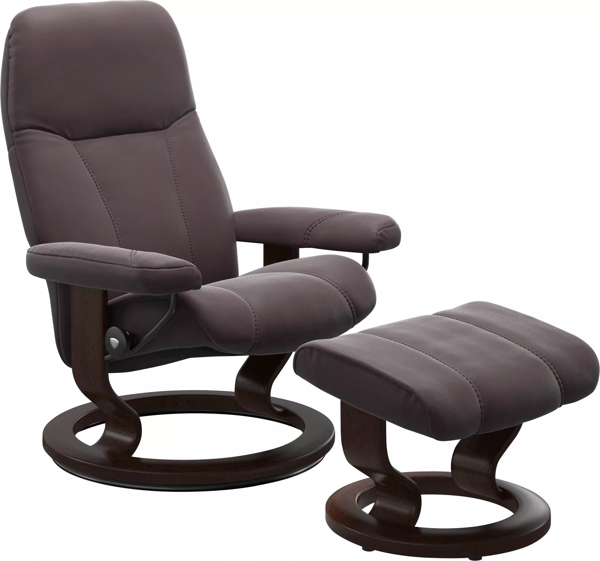 Stressless® Fußhocker »Consul«, mit Classic Base, Gestell Braun günstig online kaufen