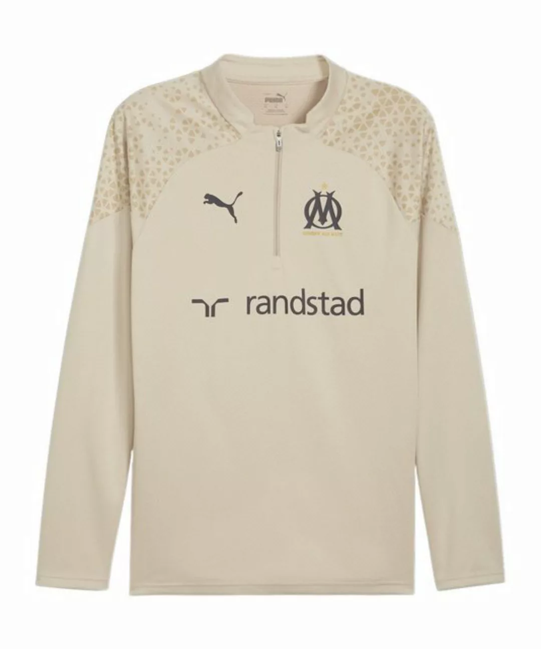 PUMA Sweatshirt Olympique Marseille Training Sweatshirt Beige günstig online kaufen