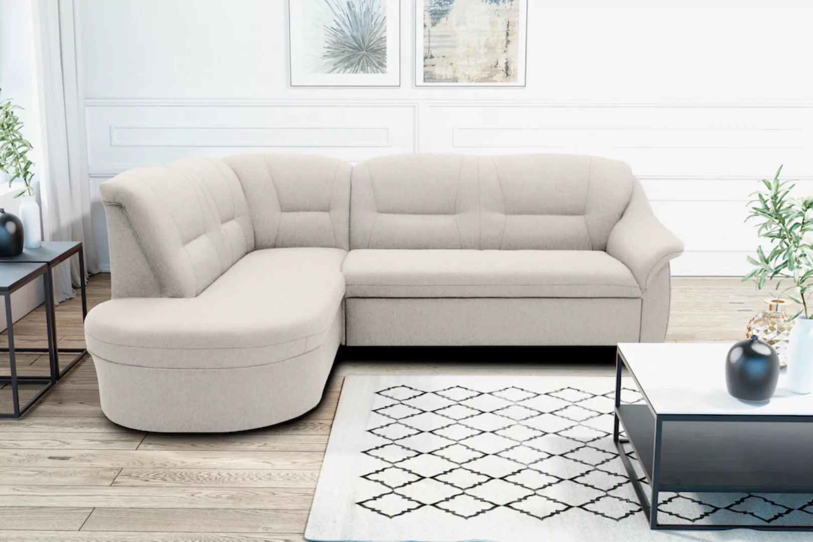 DOMO collection Ecksofa "Faenza L-Form" günstig online kaufen