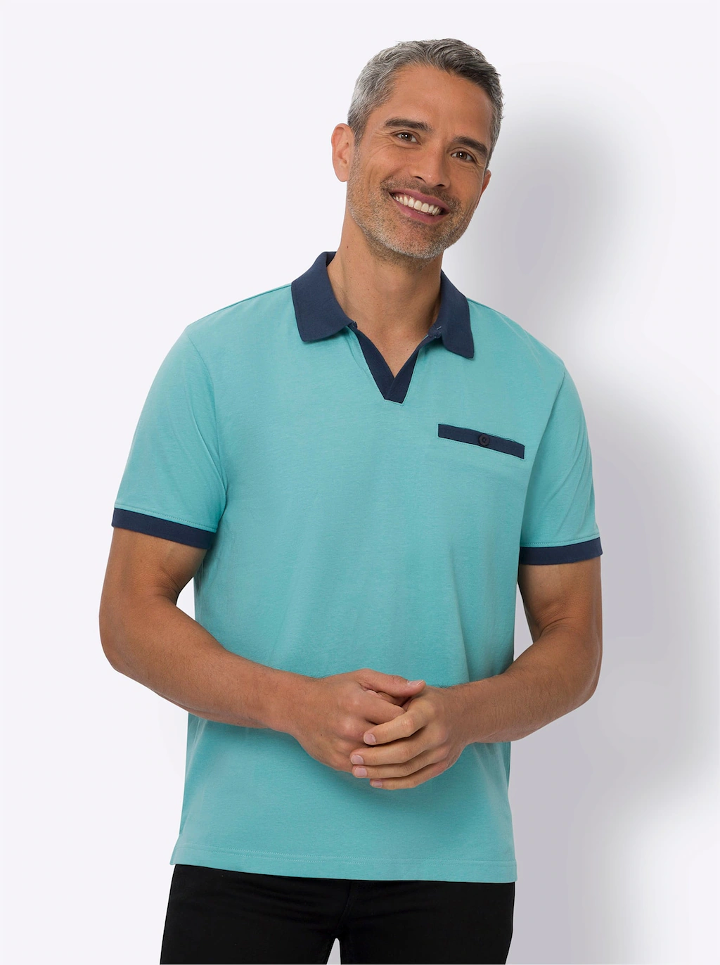 Classic Poloshirt "Kurzarm-Poloshirt", (1 tlg.) günstig online kaufen