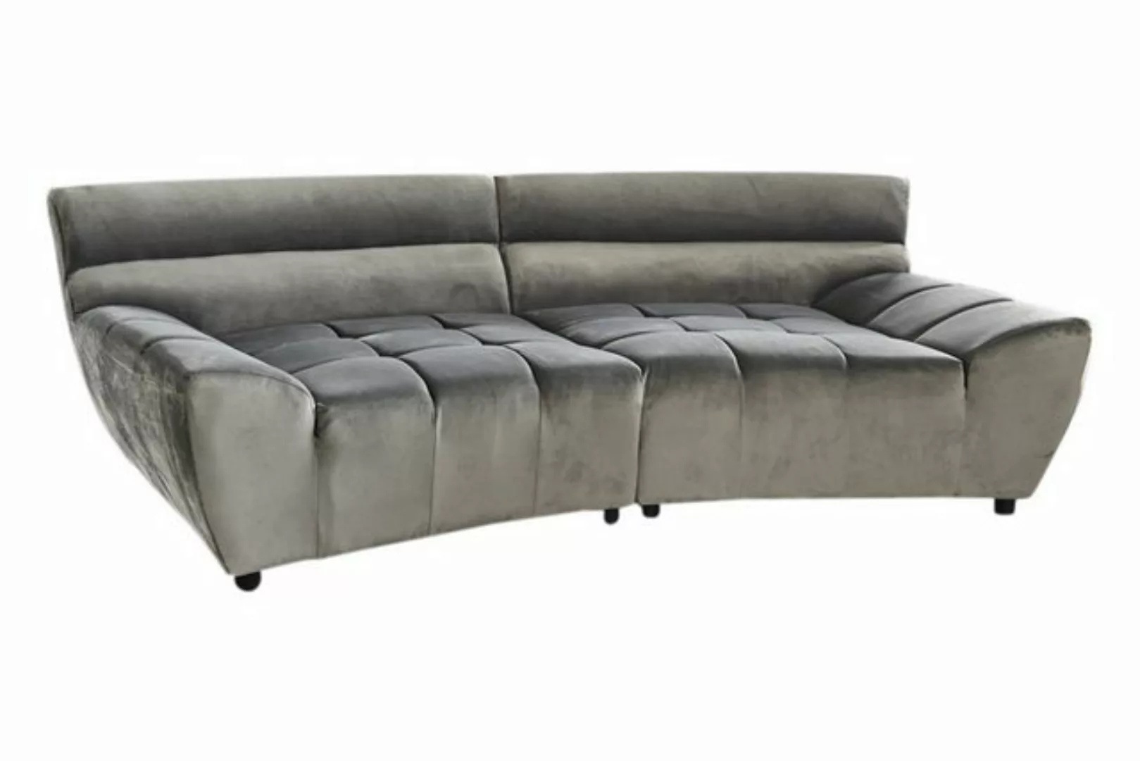 KAWOLA Sofa NERLA, Big Sofa Stoff Velvet verschiedene Farben günstig online kaufen