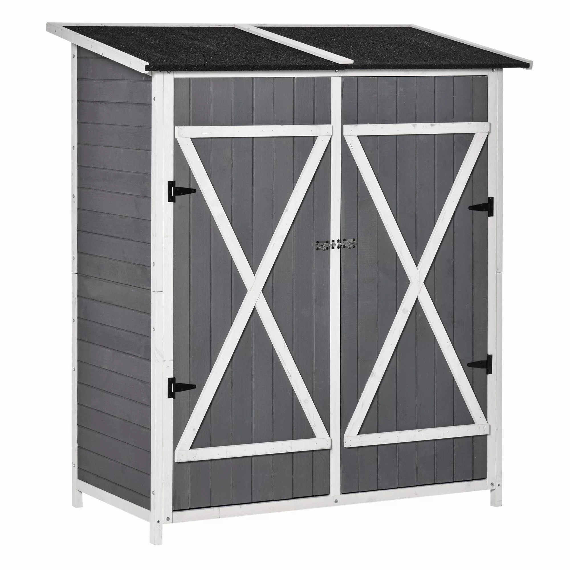 Outsunny Gerätehaus aus Holz, Geräteschuppen mit günstig online kaufen