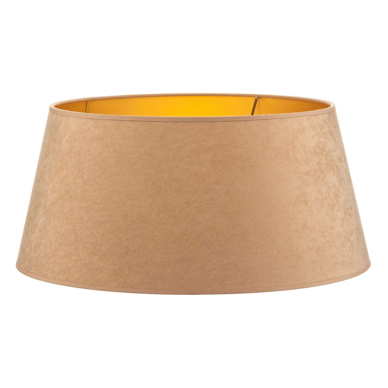 Lampenschirm Cone Höhe 25,5 cm, beige/gold günstig online kaufen