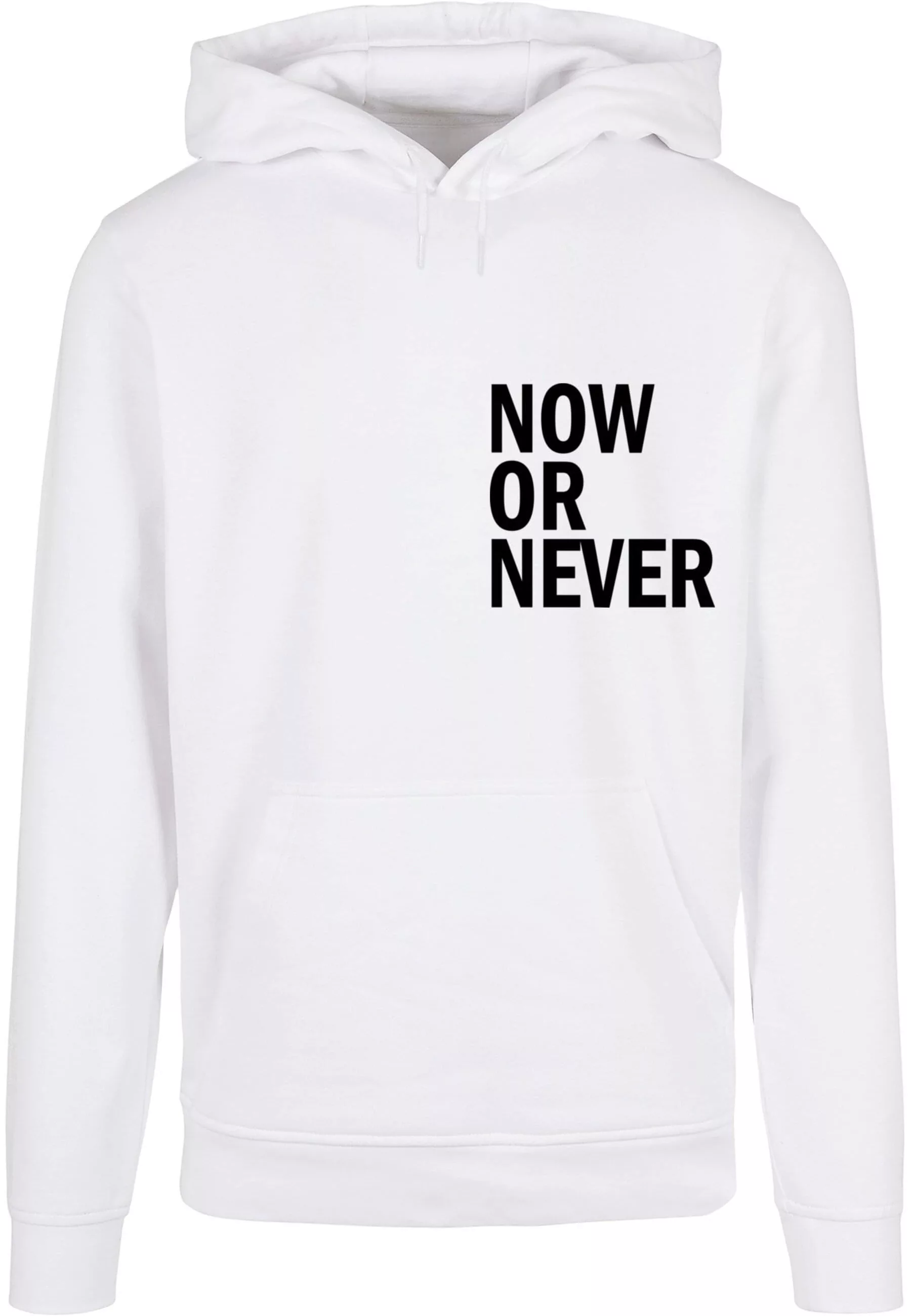 Merchcode Kapuzensweatshirt "Merchcode Herren Now Or Never Basic Hoody" günstig online kaufen