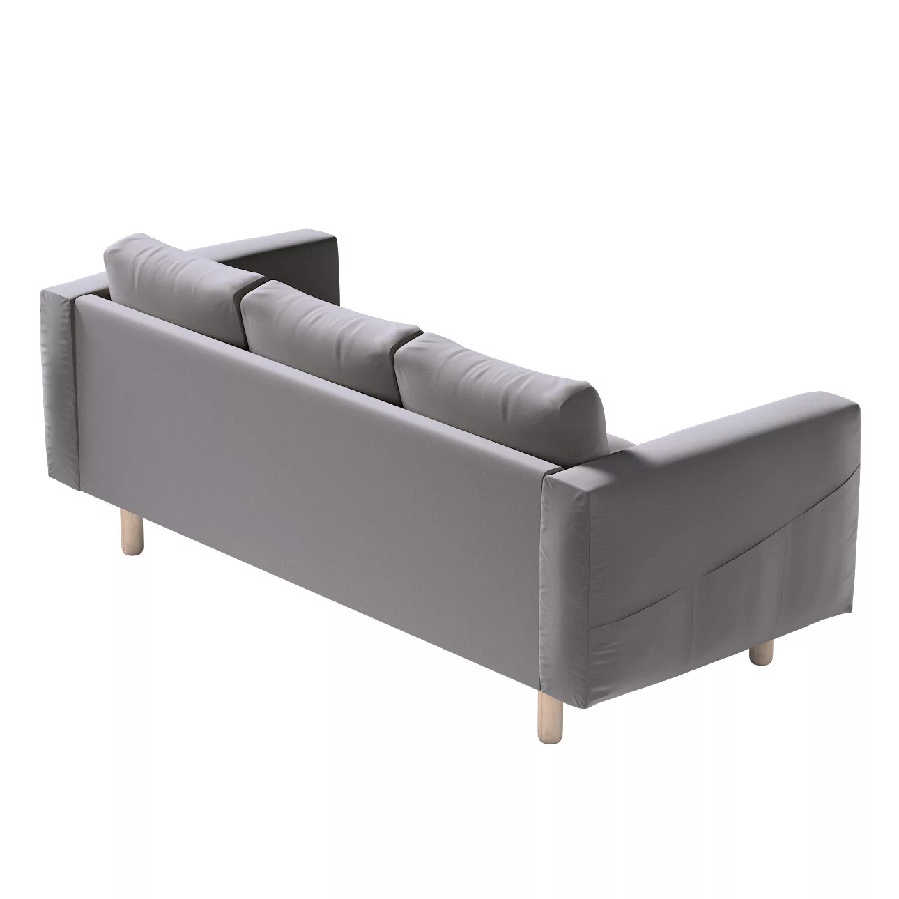 Bezug für Norsborg 3-Sitzer Sofa, braun, Norsborg 3-Sitzer Sofabezug, Ingri günstig online kaufen