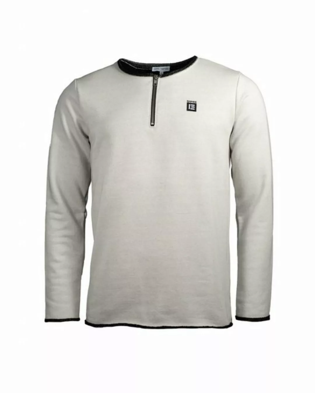 EMPIRE-THIRTEEN Sweater "EMPIRE" BASIC SWEATER MEN schwarzer Futterfaden günstig online kaufen