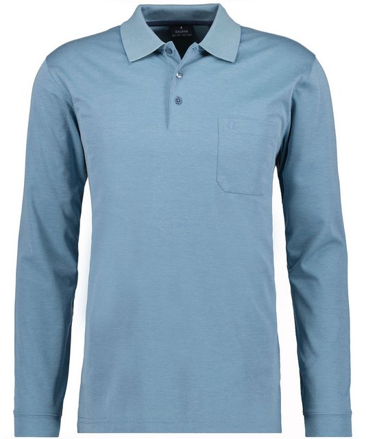 RAGMAN Langarm-Poloshirt Polo soft knit LS günstig online kaufen