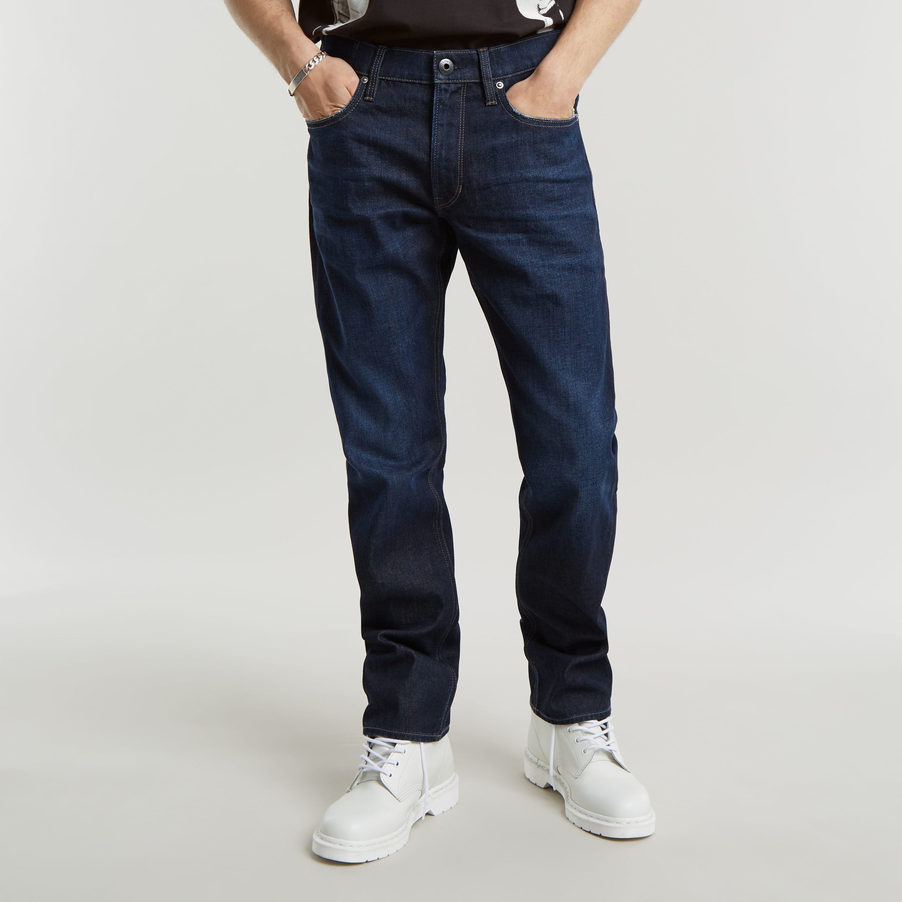 G-STAR Straight-Jeans Mosa Straight mit hellen günstig online kaufen
