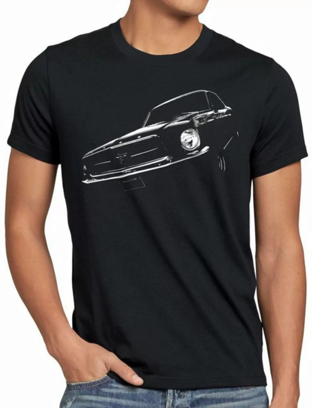 style3 T-Shirt Herren T-Shirt Classic Pony Car muscle mustang günstig online kaufen