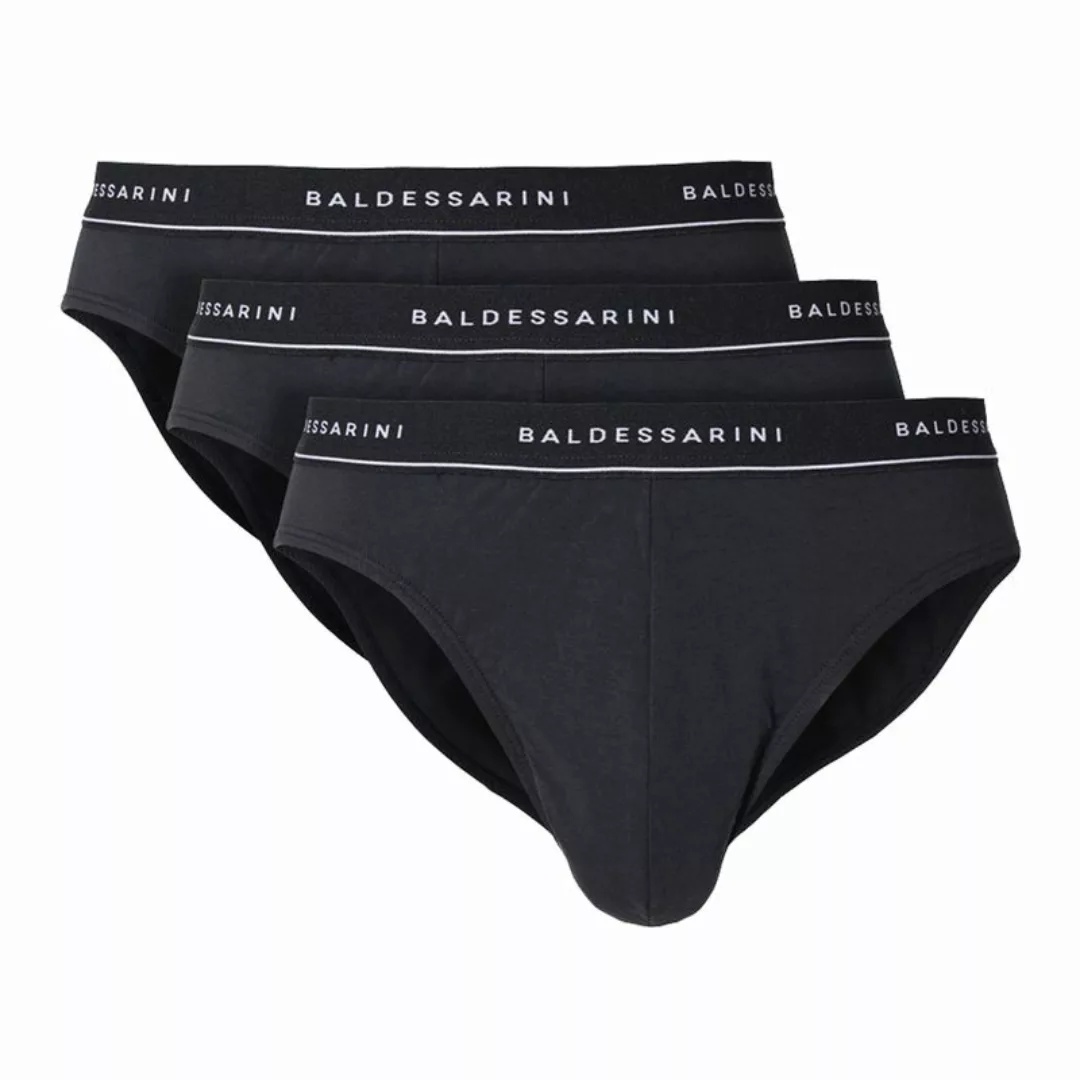 BALDESSARINI Herren Slip 3er Pack - Briefs, Single Jersey Schwarz L günstig online kaufen