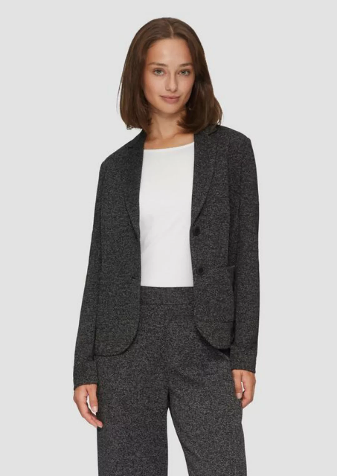 s.Oliver Jackenblazer Blazer mit meliertem Muster im Slim Fit günstig online kaufen