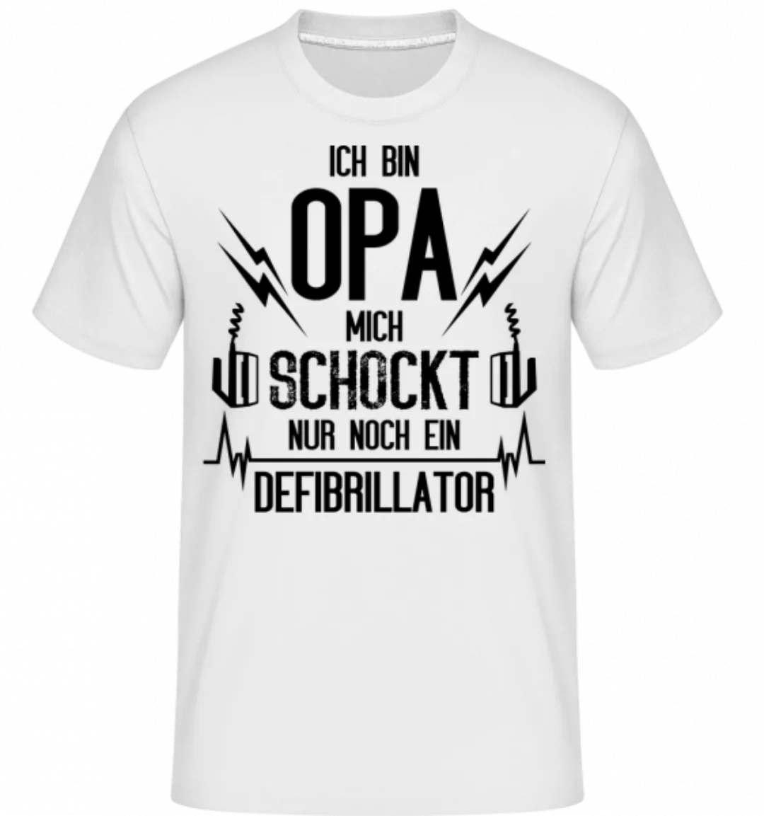 Opa Schockt Nur Der Defibrillator · Shirtinator Männer T-Shirt günstig online kaufen
