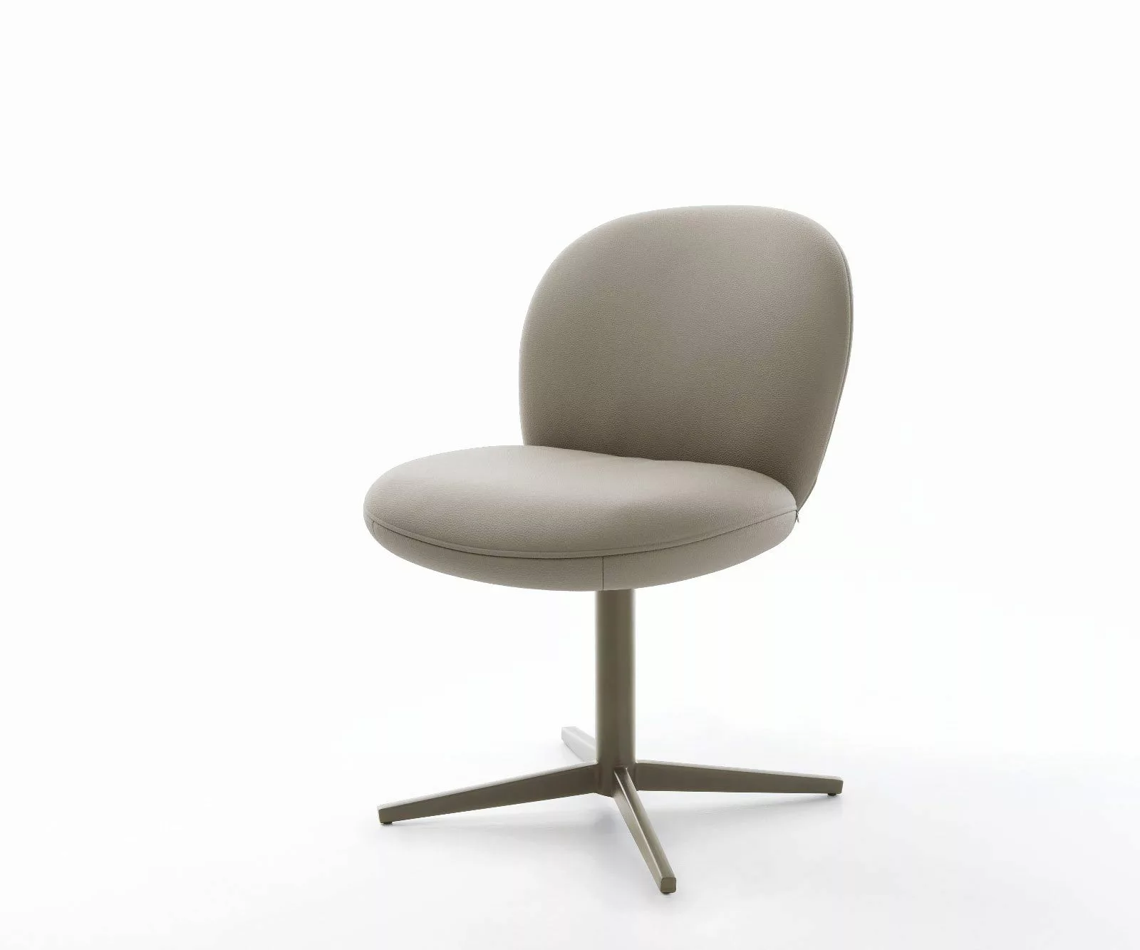 DELIFE Polsterstuhl Nube-Flex, Fußkreuz Effektfinish Titan günstig online kaufen