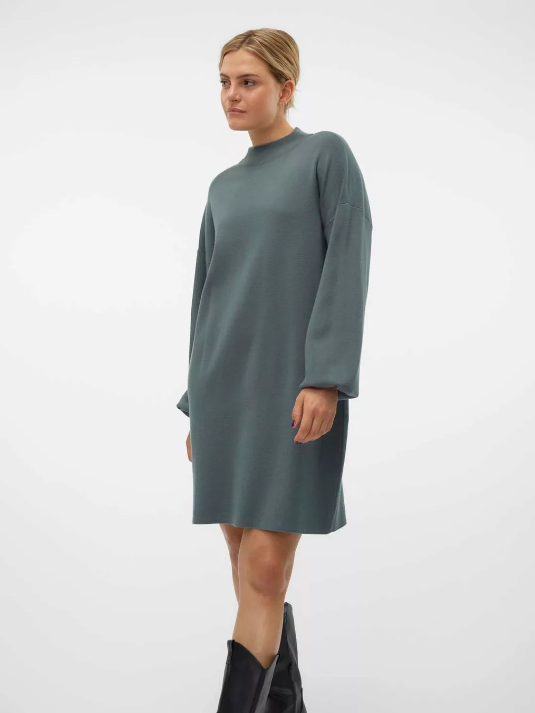 Vero Moda Strickkleid VMNANCY LS FUNNELNECK DRESS GA NOOS günstig online kaufen