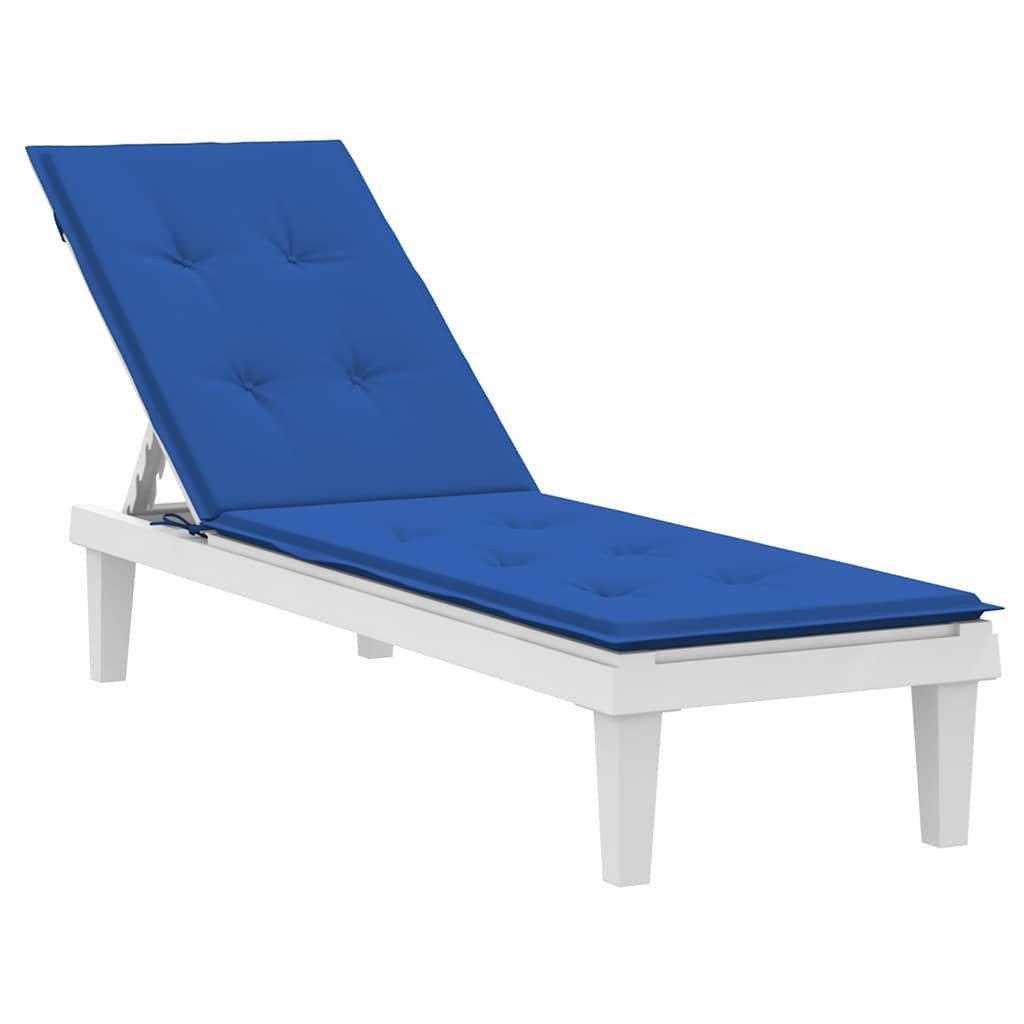 vidaXL Sitzauflage Liegestuhl-Auflage Königsblau (75+105)x50x4 cm, günstig online kaufen