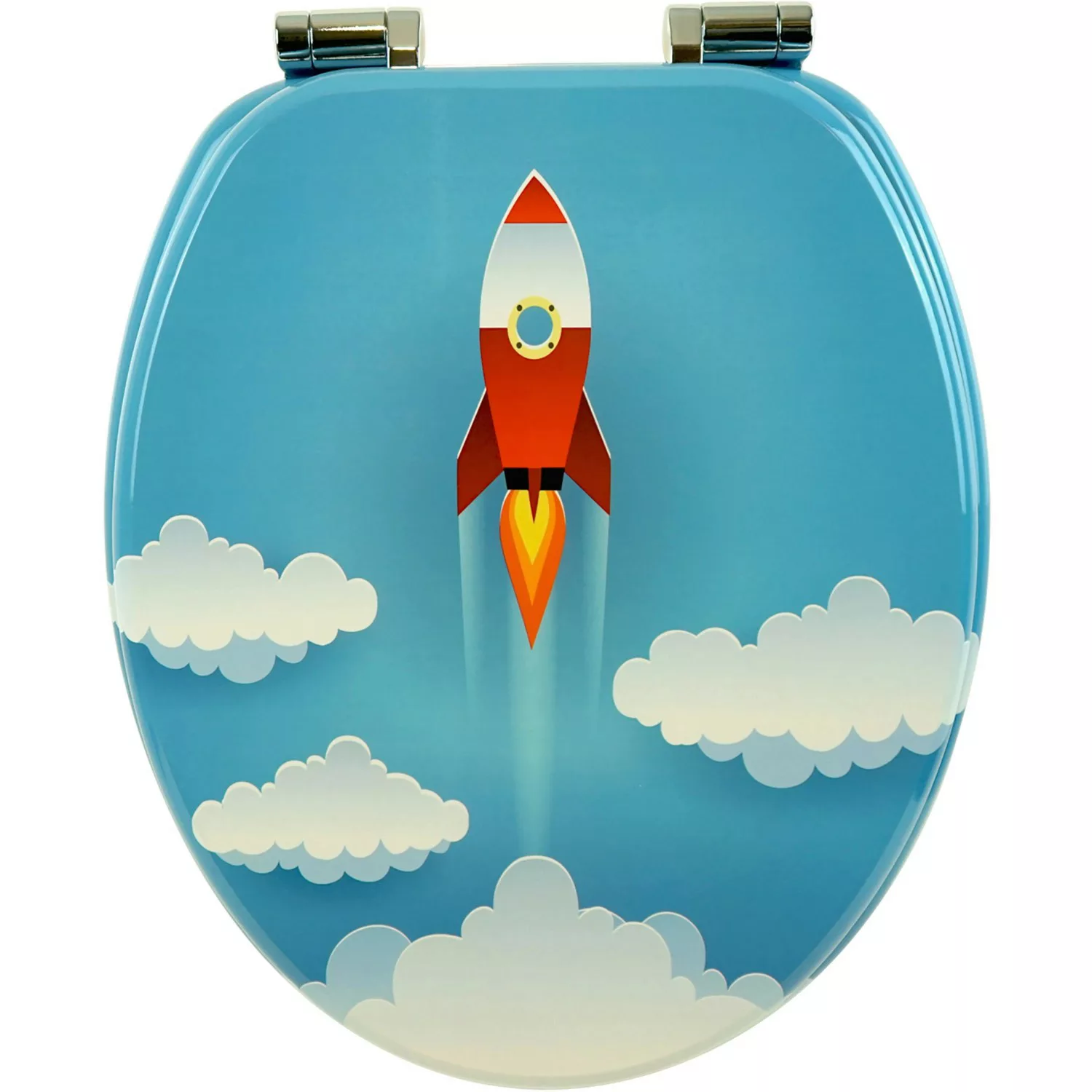 Sanfino WC Sitz Rocket Toilettendeckel mit Absenkautomatik aus Holz günstig online kaufen