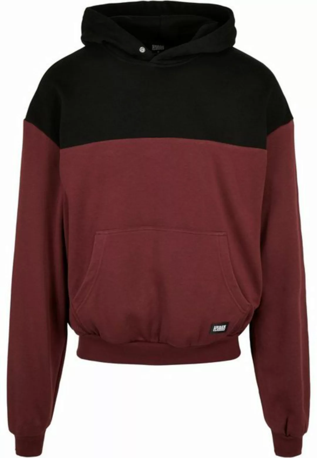 URBAN CLASSICS Sweatshirt Urban Classics Herren Upper Block Hoody (1-tlg) günstig online kaufen