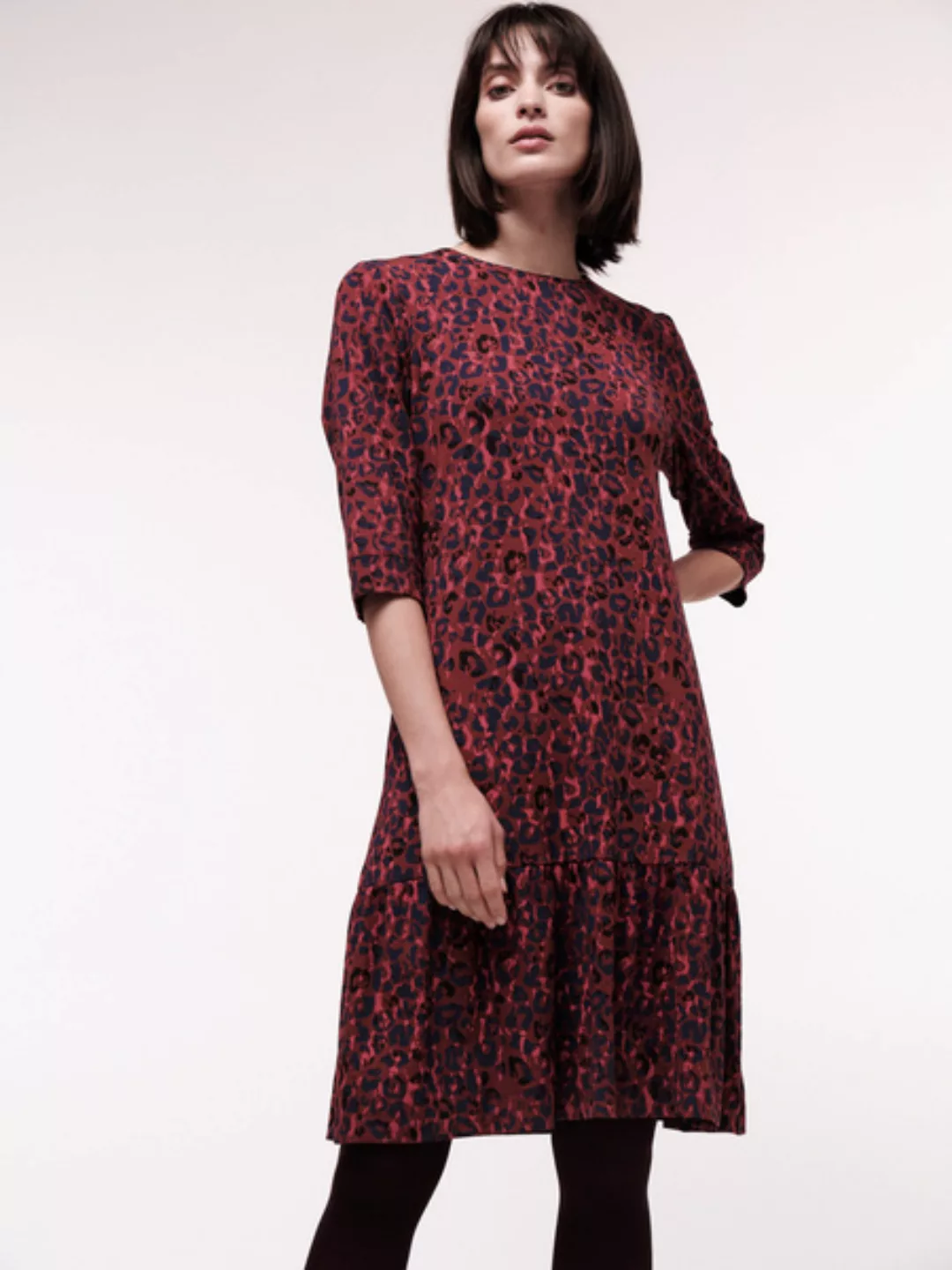 Kleid Mit 3/4 Arm Aus Bio-baumwolle Mit Tencel Modal günstig online kaufen