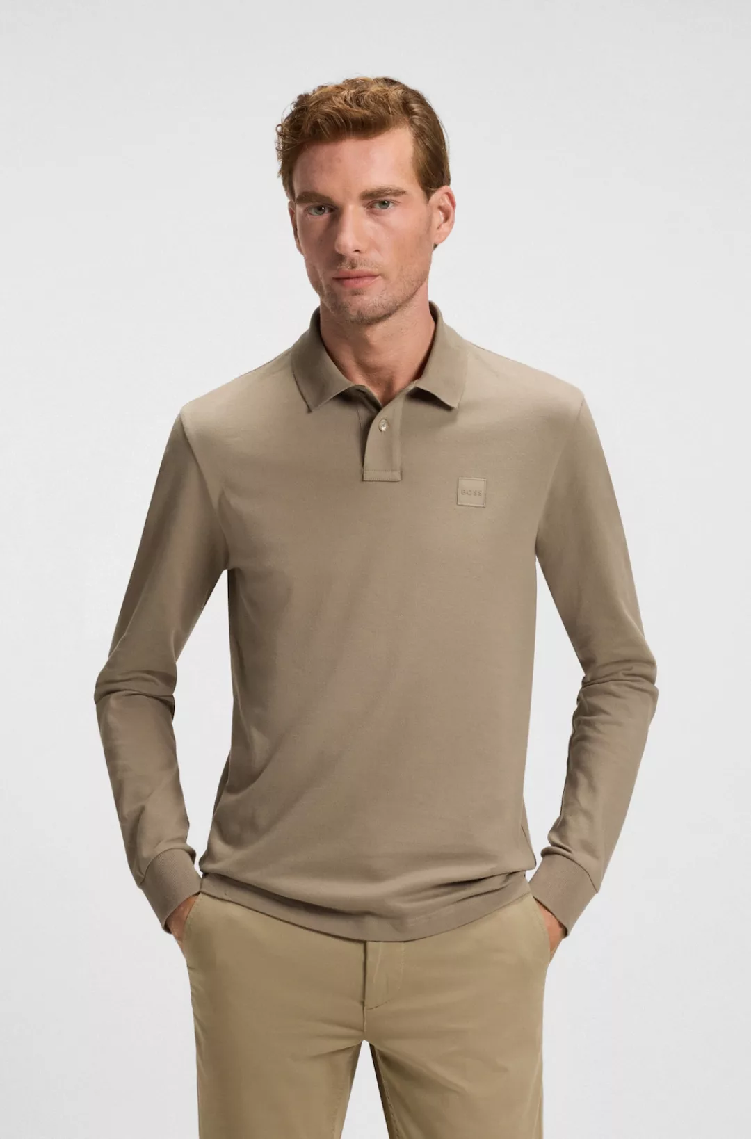 BOSS ORANGE Poloshirt "Passerby", mit BOSS-Logobadge günstig online kaufen