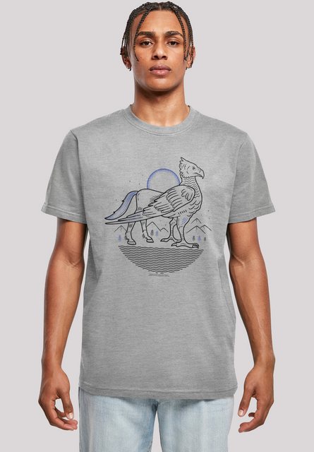 F4NT4STIC T-Shirt Harry Potter Buckbeak Line Art Print günstig online kaufen