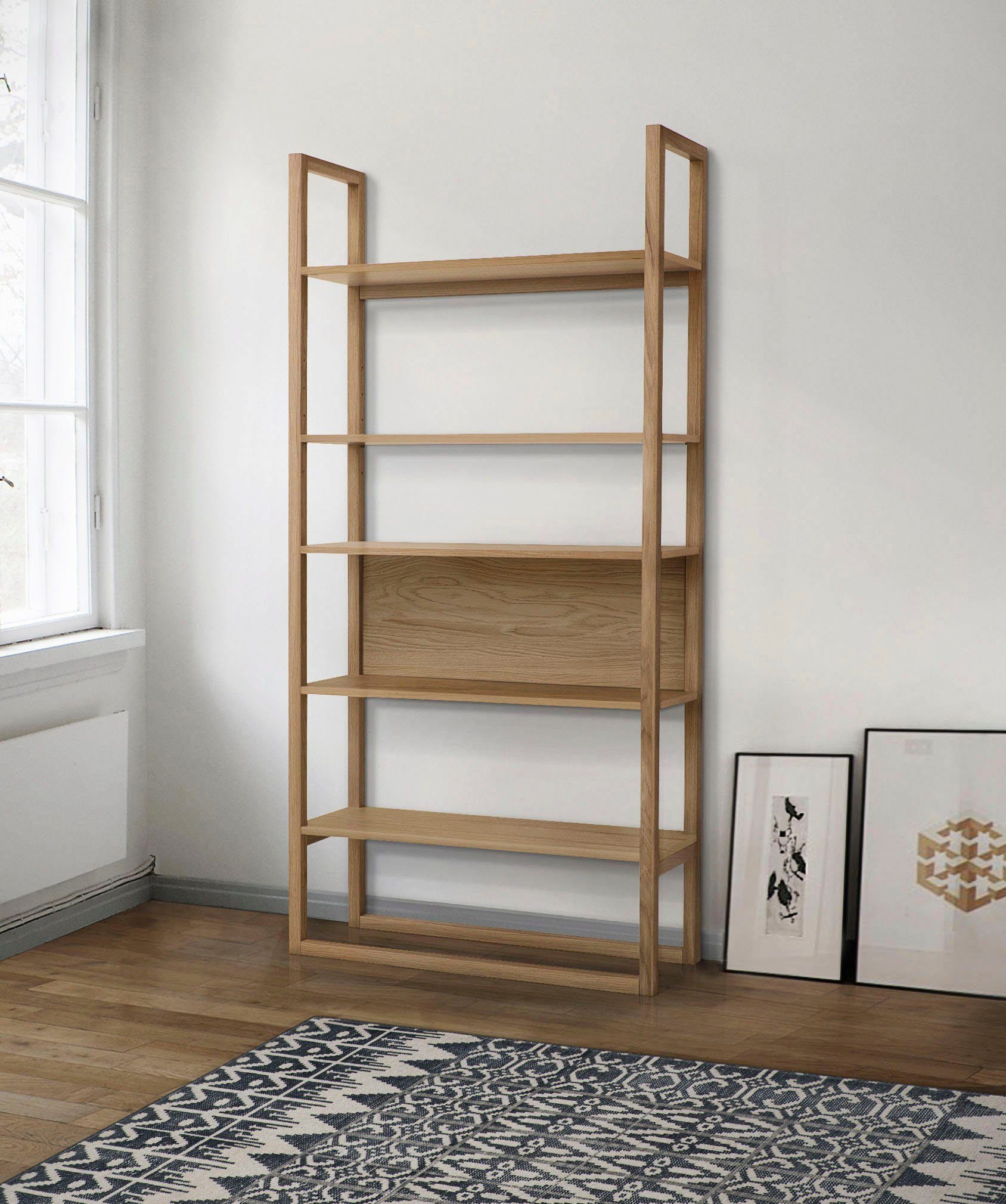 Woodman Bücherregal "New Est", im skandinavischen Design, Gestell aus massi günstig online kaufen
