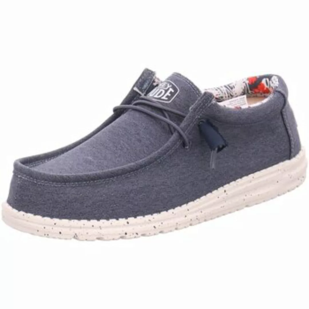 Hey Dude Shoes  Herrenschuhe Schnuerschuhe WALLY CANVAS BLUE 40022-425 günstig online kaufen