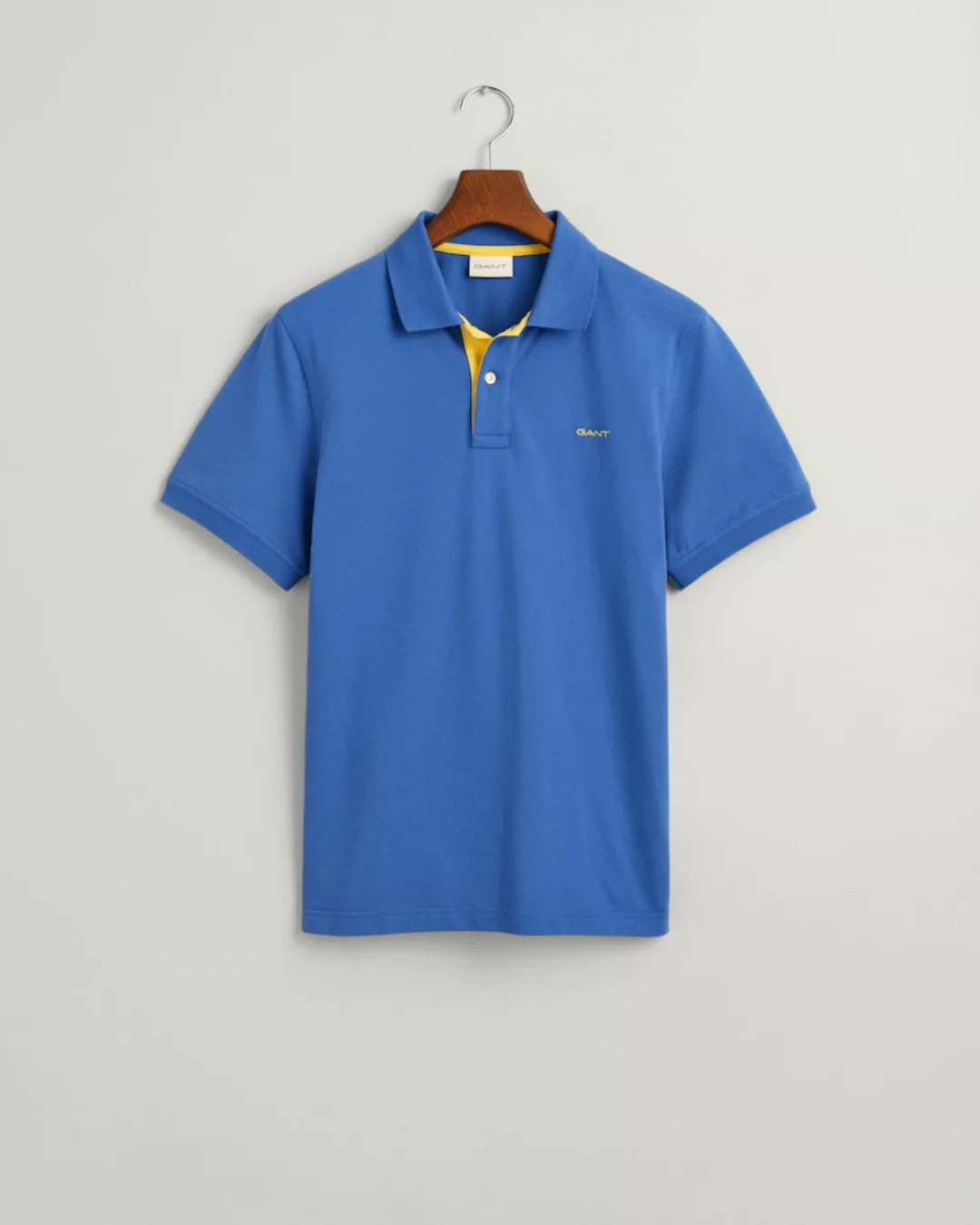 Gant T-Shirt REG CONTRAST PIQUE SS POLO, BUBBELGUM PINK günstig online kaufen