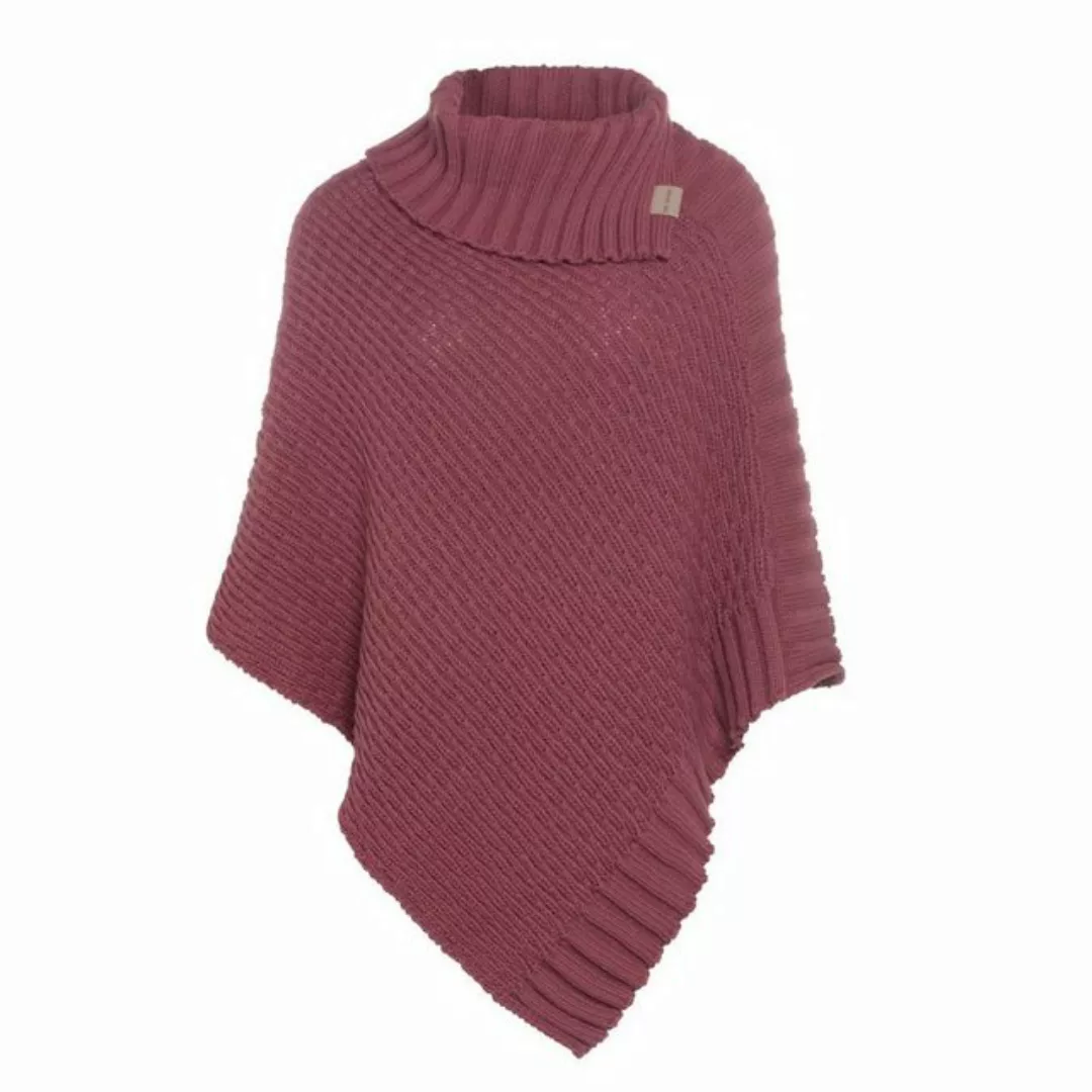 Knit Factory Strickponcho Nicky Ponchos One Size Glatt Rot (1-tlg) modern S günstig online kaufen