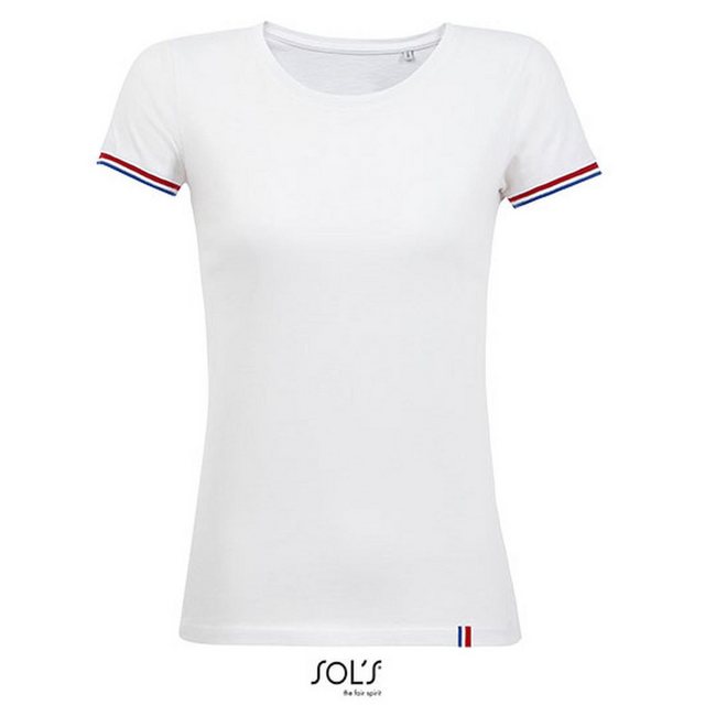 SOLS Rundhalsshirt Damen Shirt Women´s Short Sleeve T-Shirt Rainbow günstig online kaufen