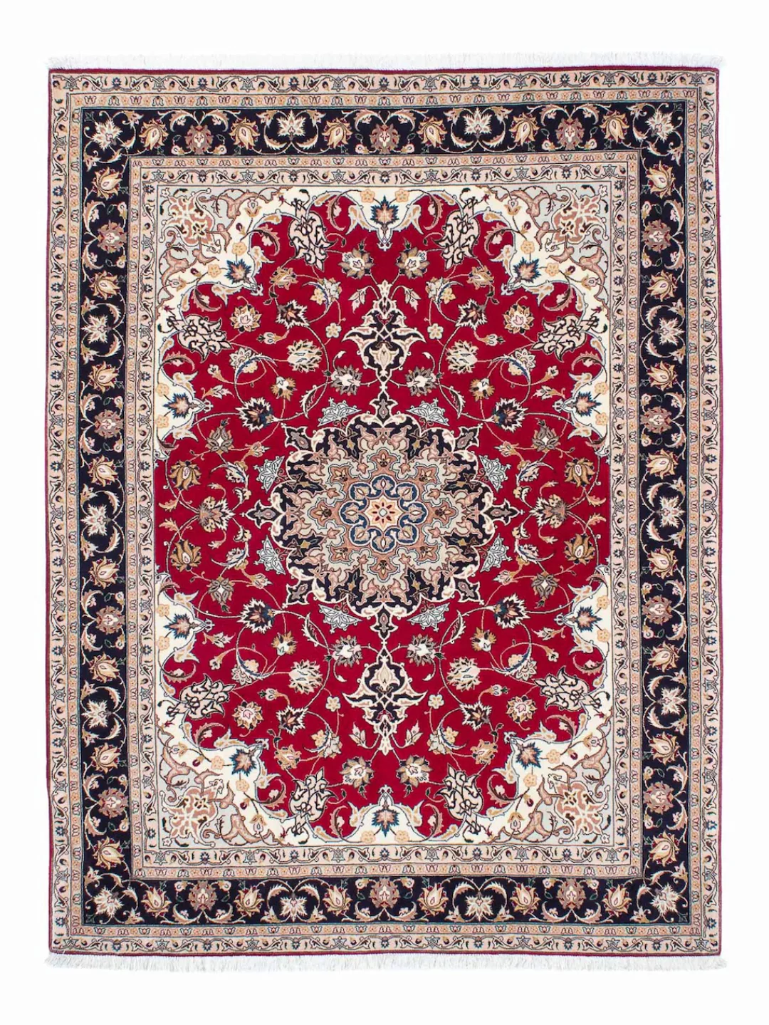 morgenland Orientteppich »Perser - Täbriz - Royal - 202 x 152 cm - rot«, re günstig online kaufen