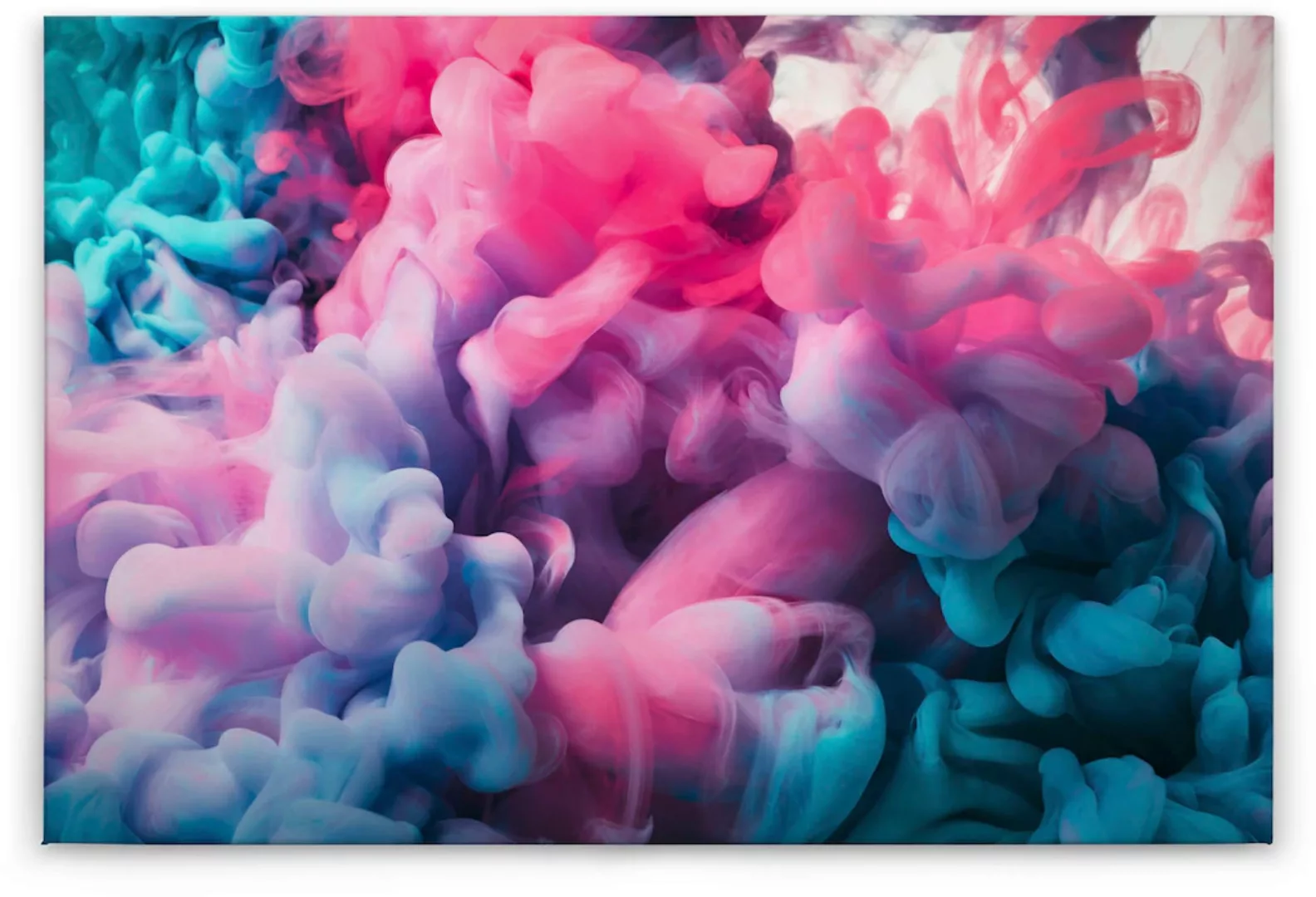 A.S. Création Leinwandbild "Colored Smoke", Abstrakt, (1 St.), Bunter Rauch günstig online kaufen