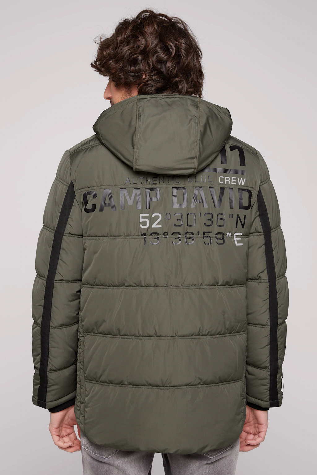 CAMP DAVID Outdoorjacke, mit Kapuze, mit Windbreaker-Bündchen im Ärmel günstig online kaufen