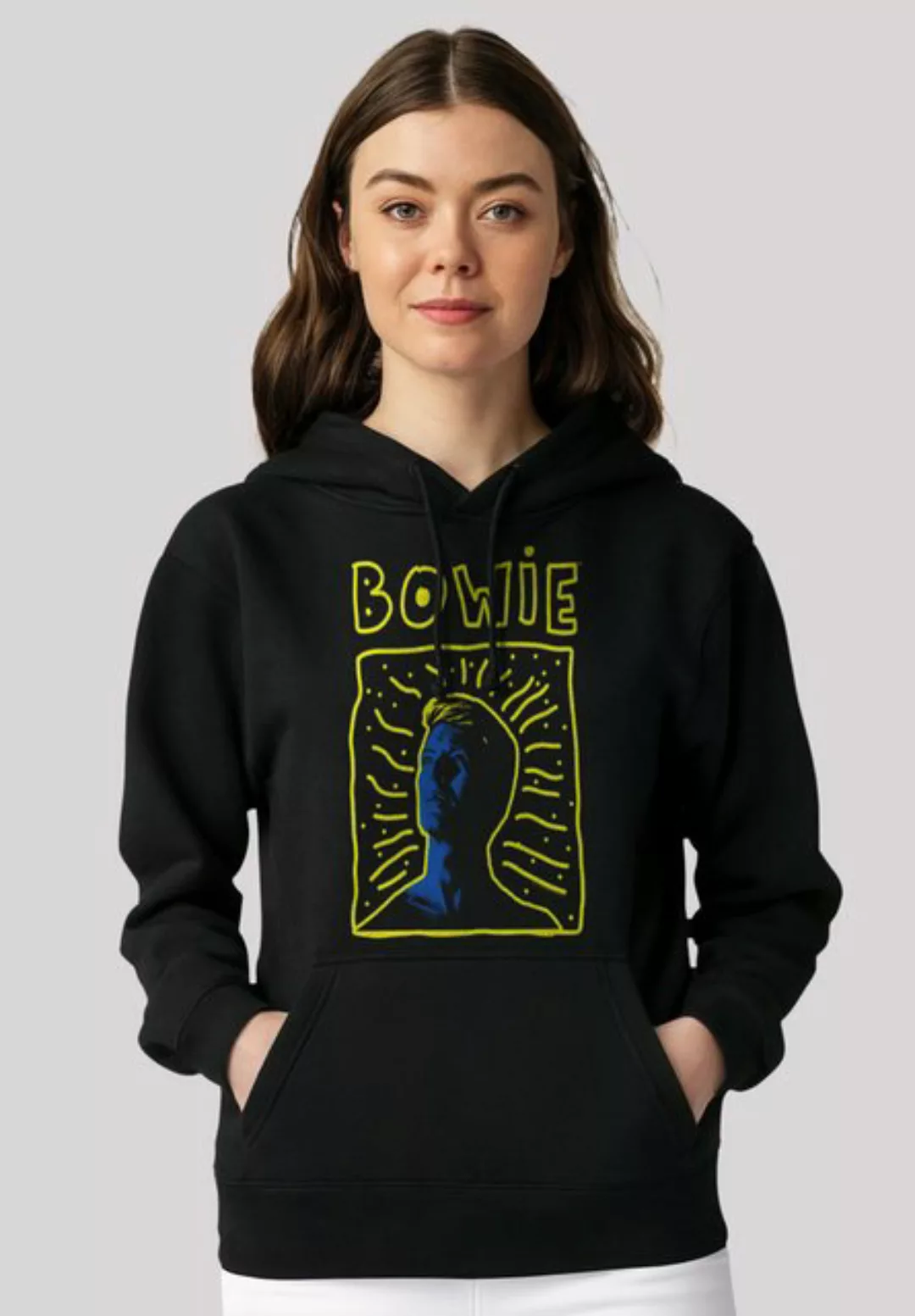 F4NT4STIC Kapuzenpullover David Bowie 90s Frame Premium Qualität günstig online kaufen