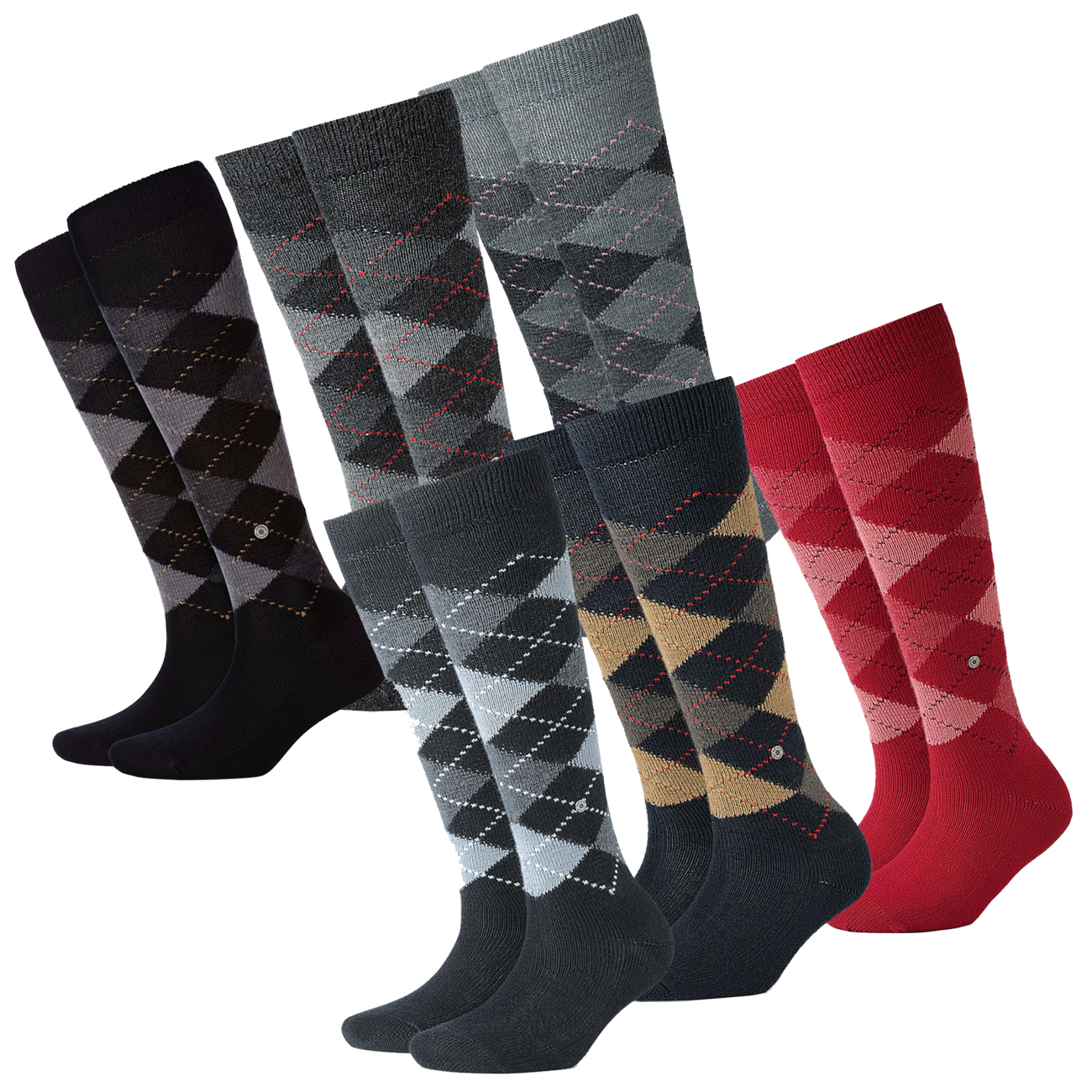 Kniestrümpfe - Whitby Kniestrümpfe 2er 3er 4er Multipack günstig online kaufen