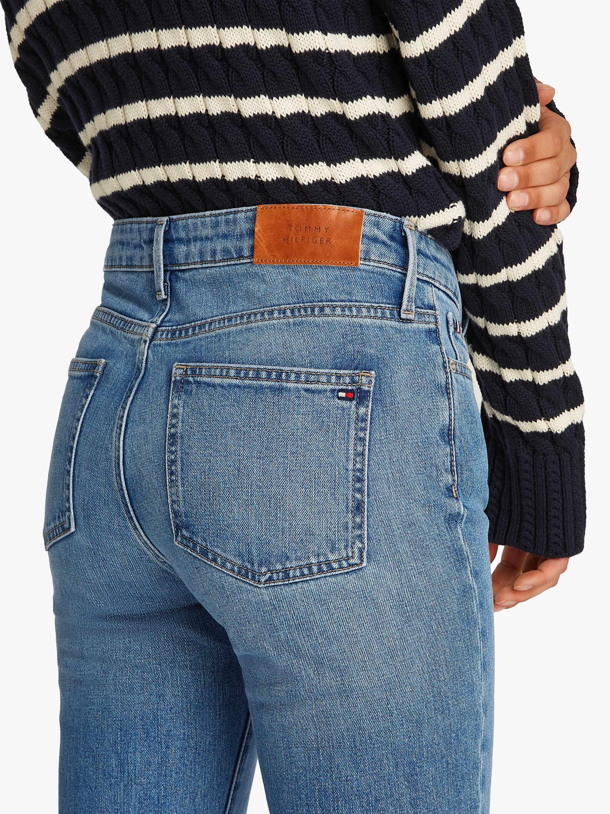 Tommy Hilfiger Bootcut-Jeans "Bootcut Regular Waist", mittlere normale Leib günstig online kaufen