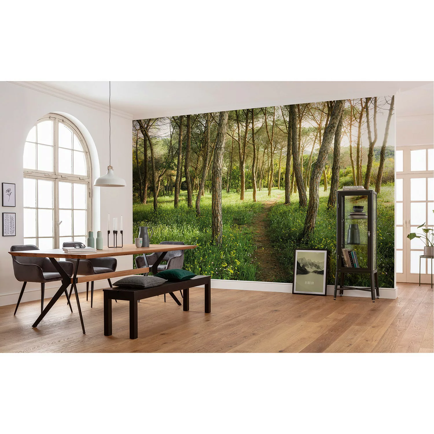 KOMAR Vlies Fototapete - Blütenzauberwald - Größe 450 x 280 cm mehrfarbig günstig online kaufen