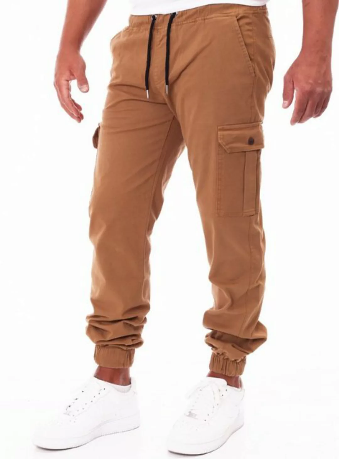 Reslad Cargohose Reslad Chinohose Herren Chino Freizeithose Cargo-Hose Jogg günstig online kaufen