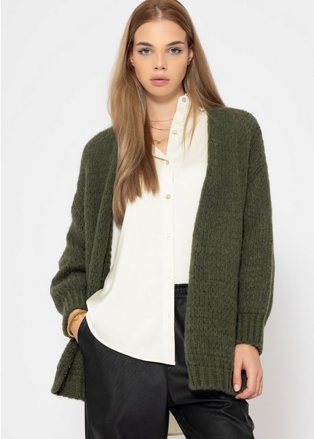 SASSYCLASSY Cardigan Lässiger Strick Cardigan, Made in Italy günstig online kaufen