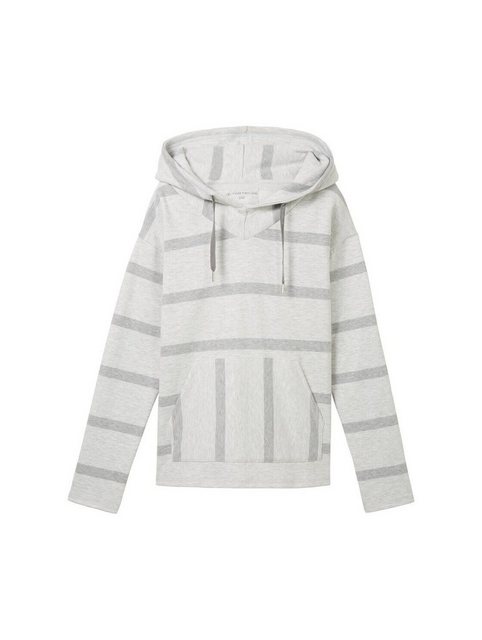 TOM TAILOR Pyjamaoberteil Gestreifter Hoodie günstig online kaufen