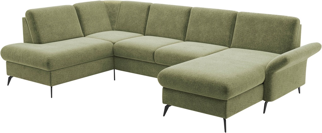 Home affaire Wohnlandschaft "Rochelle", wahlweise mit Bettfunktion, Bettkas günstig online kaufen