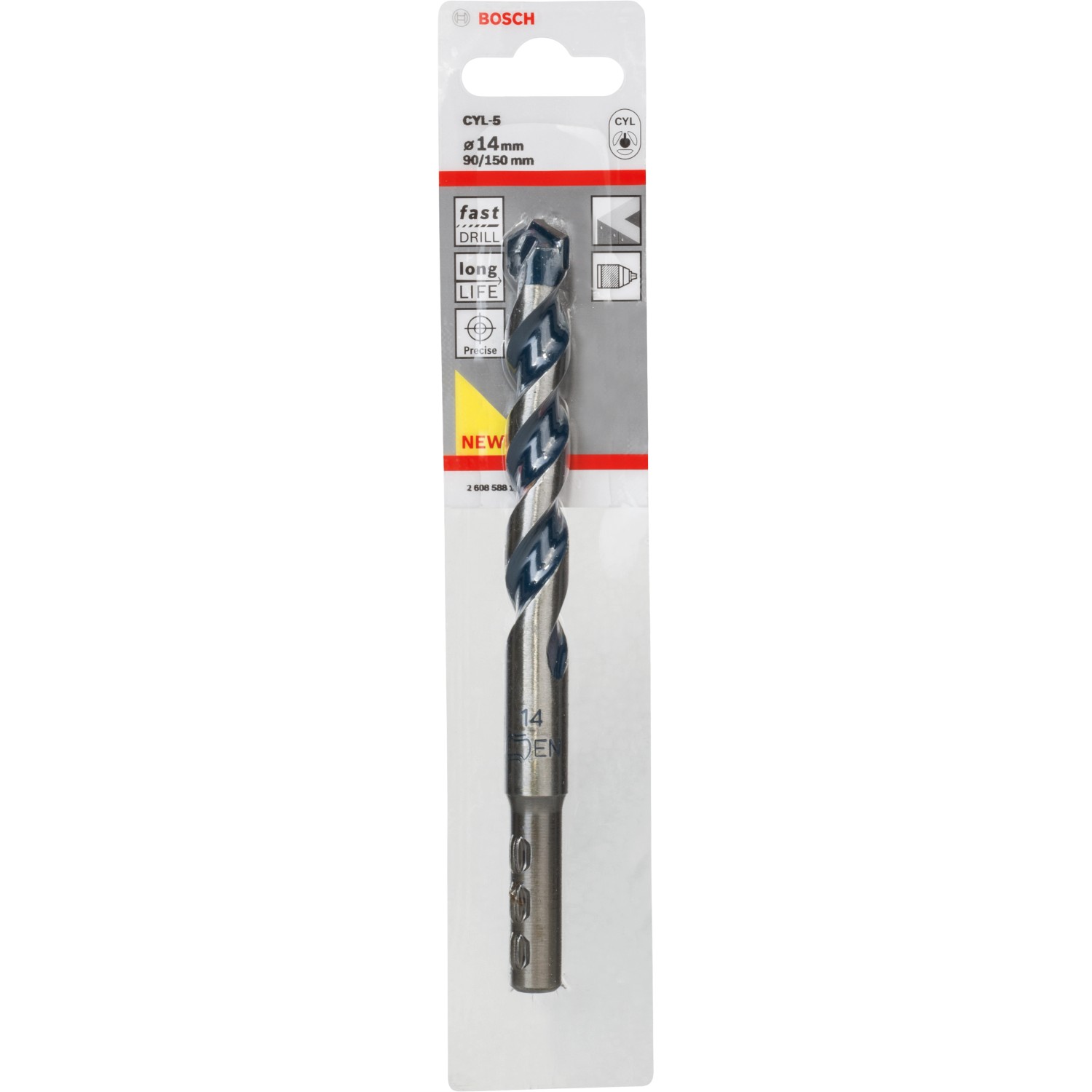 Bosch Betonbohrer CYL-5 14 mm x 90 mm x 150 mm günstig online kaufen
