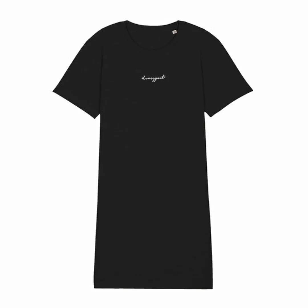 Damen T-shirt Kleid Aus Bio-baumwolle Dressgoat - Schwarz günstig online kaufen