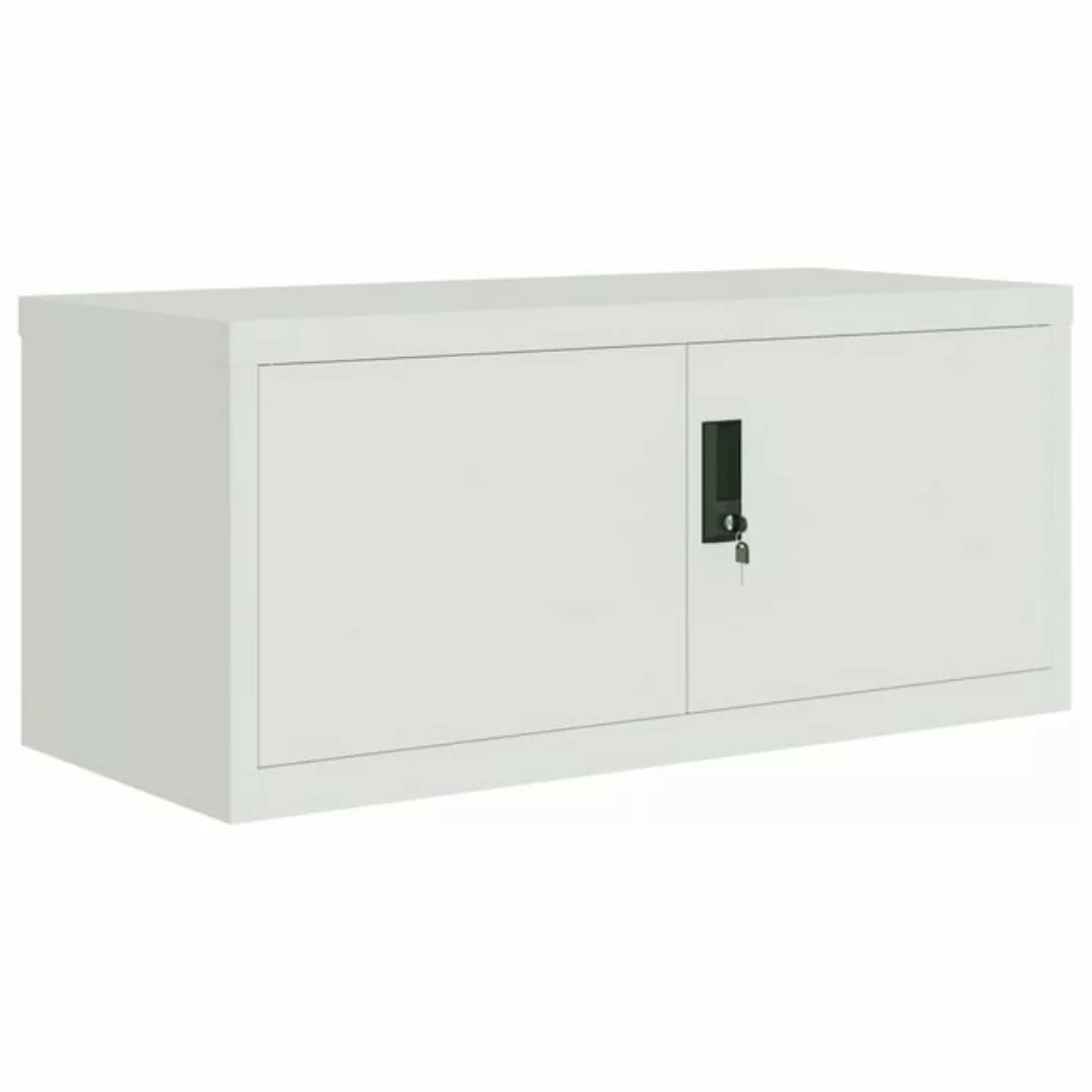 vidaXL Aktenschrank Aktenschrank Hellgrau 90x40x40 cm Stahl (1-St) günstig online kaufen