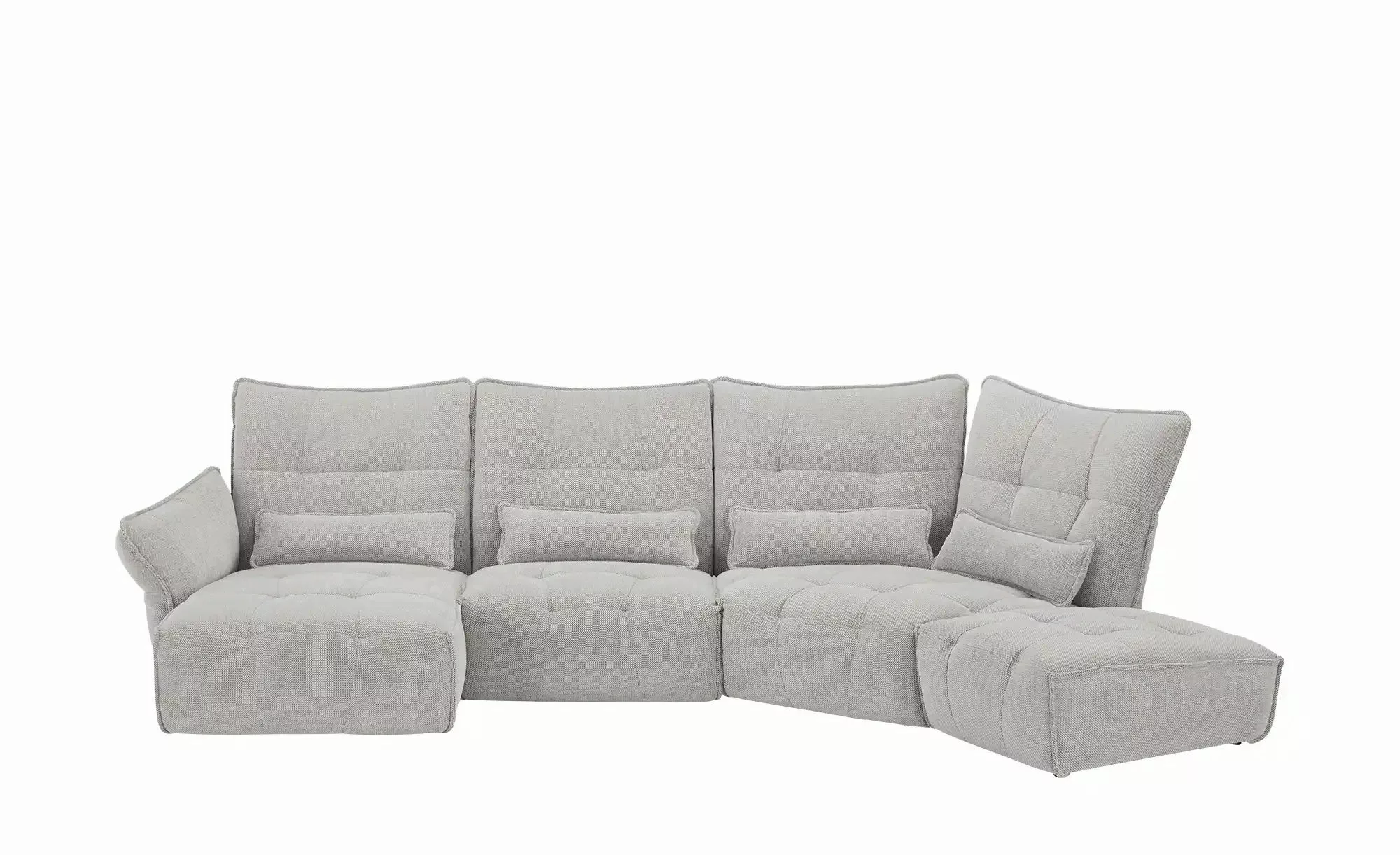 Wohnlandschaft  Jeaneva ¦ grau ¦ Maße (cm): B: 384 H: 101 T: 197.0 Polsterm günstig online kaufen