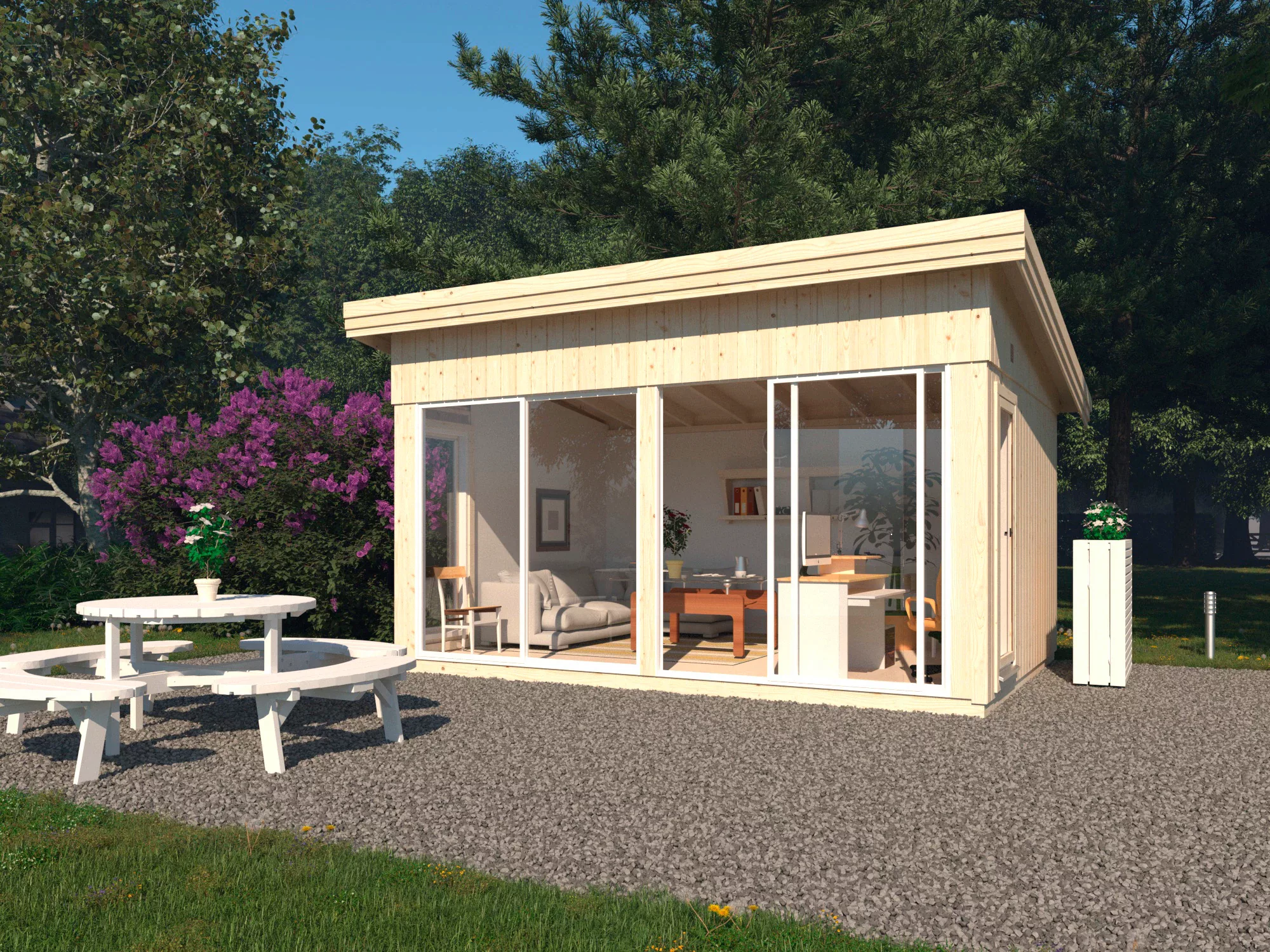Palmako Gartenhaus "Nordic Haus Annabel", inklusive Fußboden günstig online kaufen